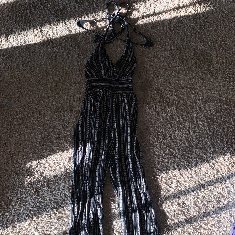 Halter tie jumpsuit
